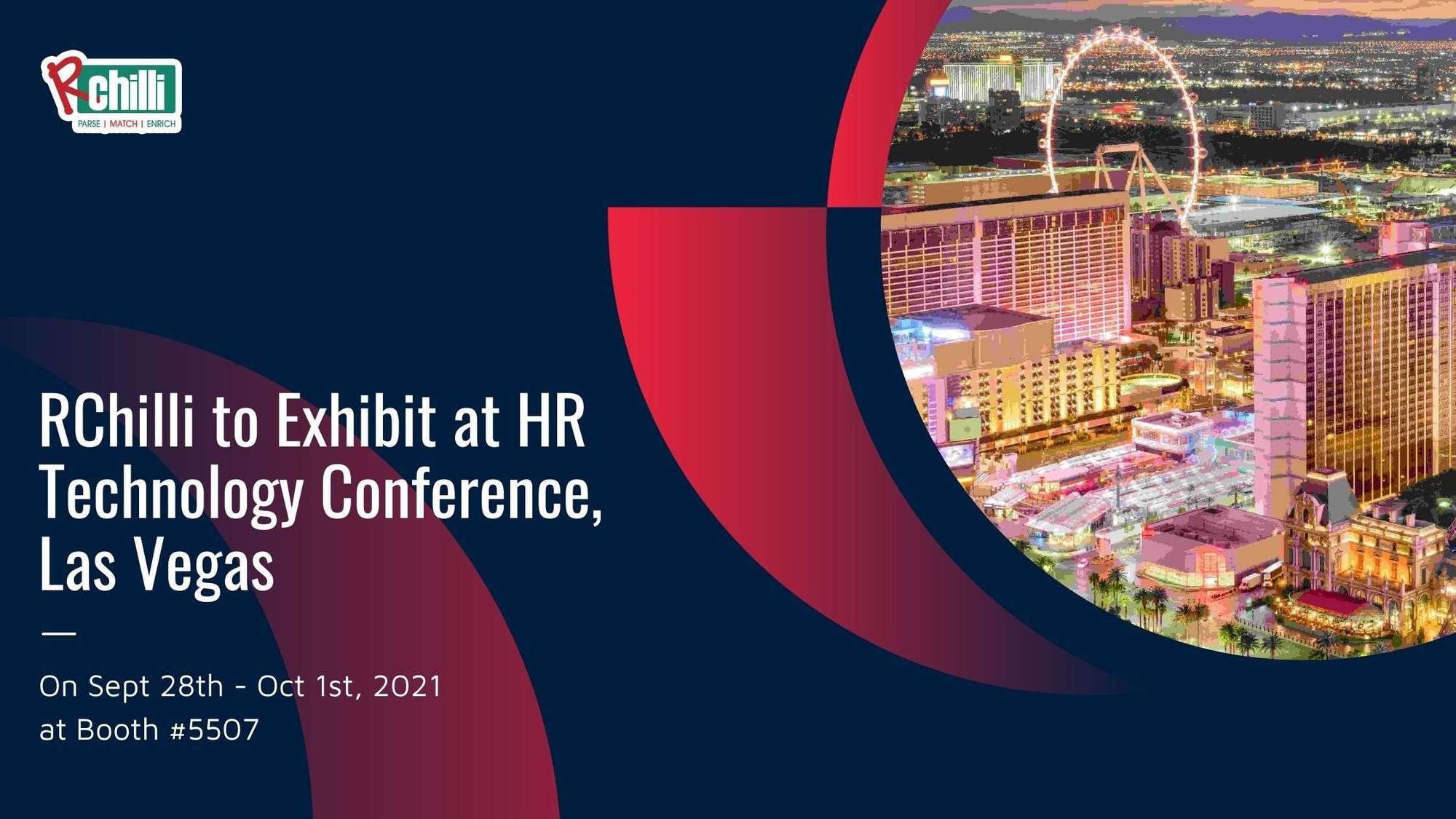 Meet RChilli at HR Technology Conference,Las Vegas 2021 at booth 5507